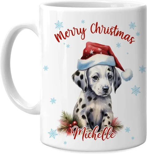 Miniatura 30 de Hyturtle Regalos personalizados para amantes de los osos – Taza de café de cerámica con nombre personalizado de oso con sombrero de Papá Noel