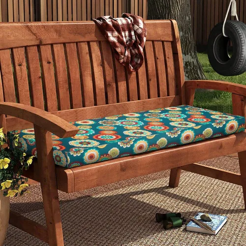 Miniatura 2 de Magpie Fabrics - Funda para cojín de banco de patio 48x18x3 pulgadas, ¡SIN inserto! Funda de repuesto para sofá biplaza al aire libre resistente al