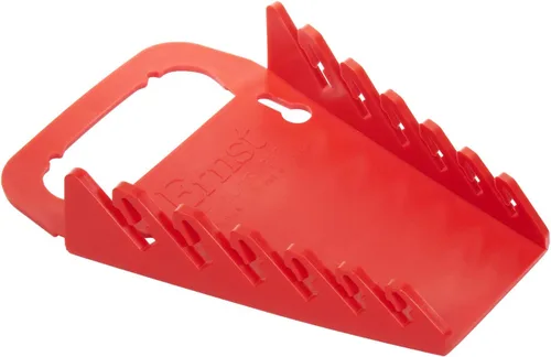 Miniatura 14 de Ernst Manufacturing 5146-Red Gripper Organizador de Llaves de Trinquete Inverso, 8 Herramientas, Rojo