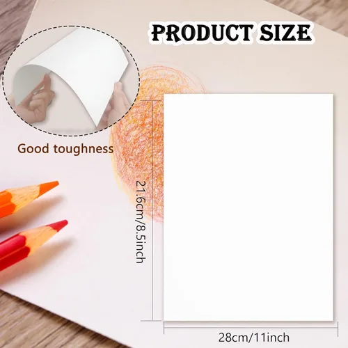 Miniatura 2 de 80 hojas de papel de acuarela 100% algodón, suministros de arte a granel para dibujo de acuarela de adultos, 8.5 x 11 pulgadas, 140 libras/300 GSM