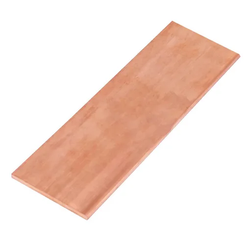 Miniatura 7 de VERNUOS 1/4" x 2" C110 Barra plana de cobre sólido de 6" de largo, .23" de placa para laminador