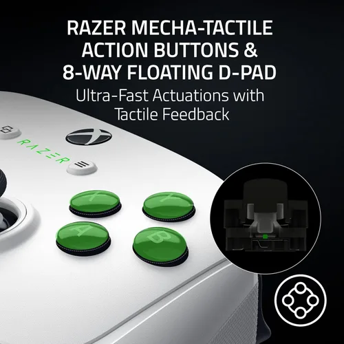 Miniatura 10 de Razer Wolverine V3 Pro Wireless Gaming Controller: Licensed for Xbox Series X S, Xbox One, Windows PC - 6 Remappable Buttons - Fast Triggers - Blanco