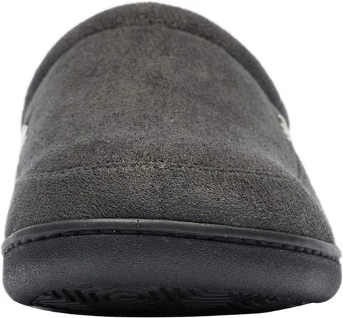 Miniatura 3 de NewDenber Men's Warm Memory Foam Suede Plush Lined Slip on Indoor Outdoor Clog House Slippers