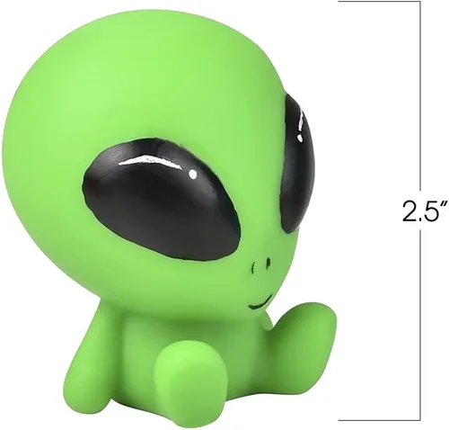 Miniatura 3 de ArtCreativity Extraterrestres galácticos de goma, juego de 10, juguetes alienígenas para niños en varios colores, ideales como recuerdos de fiesta