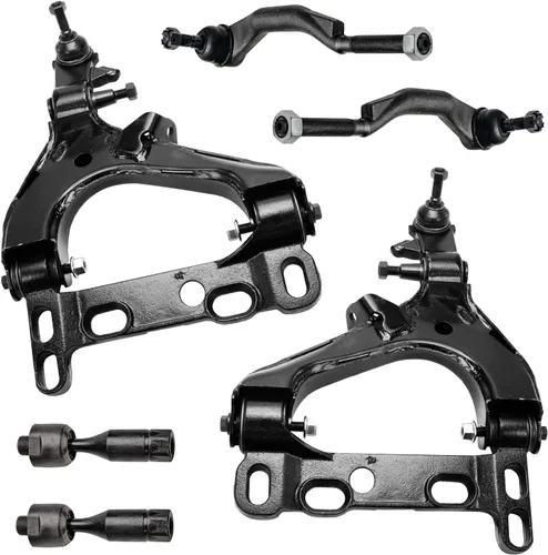 Miniatura 154 de Detroit Axle - Kit de brazos de control de extremo delantero 4WD para Ford 04-08 F-150, 06-08 Lincoln Mark LT, 4 extremos de barra de acoplamiento