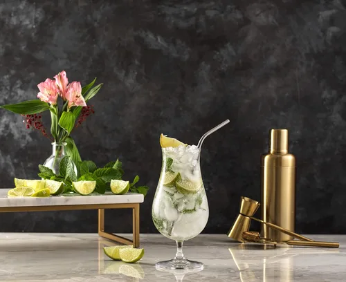 Miniatura 3 de JoyJolt Terran - Vasos de piña colada, vasos de cóctel de huracán de primera calidad fabricados en Europa, juego de bebidas de cristal de 21 onzas