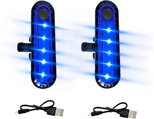 Luz de Barco LED, Kit de Luces de Navegación LED para Barco y Kayak, Luces de Popa Operadas por Batería, Luces LED Recargables, Luz Trasera de