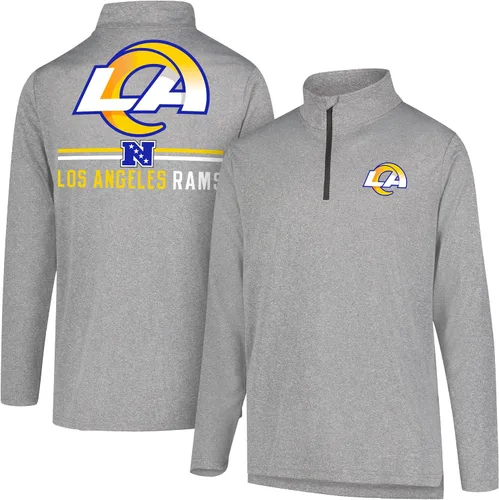 Miniatura 57 de Ultra Game Men's NFL Official Super Soft Quarter Zip Long Sleeve T-Shirt