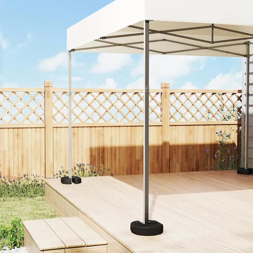 Miniatura 5 de C-Hopetree Pesas Portátiles de Servicio Pesado de 28 libras para Patas de Carpa Gazebo Emergente al Aire Libre, Negro, Juego de 4