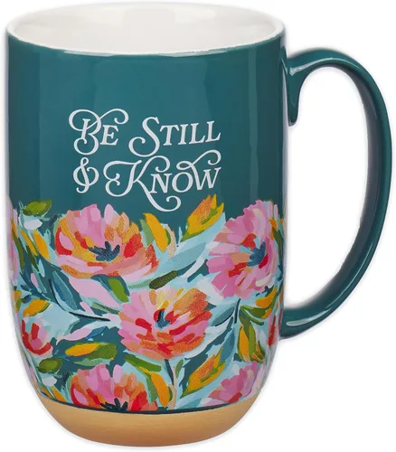 Miniatura 10 de Christian Art Gifts Taza de café de cerámica con base de arcilla blanca – 15 oz. Taza de café y té inspiradora sin plomo ni cadmio para hombres