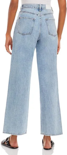 Miniatura 2 de Jeans Bobbie de pierna ancha desgastados de tiro alto para mujer