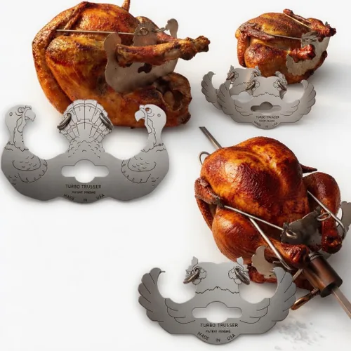 Miniatura 6 de para pavo I Visto en Shark Tank I Cocina uniformemente para carne más jugosa I De acero inoxidable y apto para lavavajillas I Fácil para horno