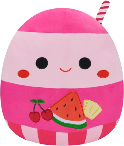 Miniatura 11 de Squishmallows Gato original de 14 pulgadas Cam Calicó con sombrero morado - Peluche oficial de Jazwares grande y ultrasuave