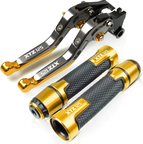 Miniatura 17 de Accesorios para Yamaha XTZ125 XTZ 125 2014 2015 motocicleta Racing accesorios CNC freno embrague palancas manillar mango motocicleta freno embrague