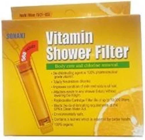Miniatura 3 de Sonaki, cartucho de filtro de regadera de vitamina C - (1 paquete de 5 unidades) - Repuestos de filtro de vitamina C - Elimina el 99,9% del cloro