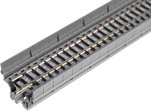 Miniatura 3 de Kato 20-400 N 9.764 in (9 3/4") Pista de viaducto recta de una sola vía (2) UniTrack