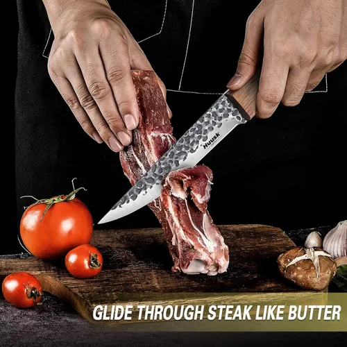 Miniatura 2 de Cuchillos Huusk de Japón, cuchillo de deshuesar para cortar carne de 6 pulgadas, cuchillo de carnicero para recorte de brisket, cuchillo vikingo