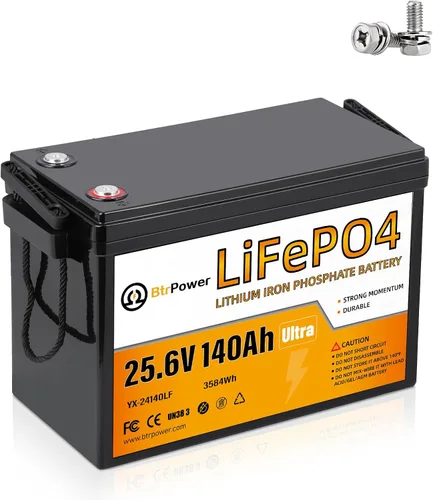 Miniatura 11 de Batería de litio de 12 V, fosfato de litio de 50 Ah, batería de ciclo profundo LiFePO4, 50 A BMS, más de 4000 ciclos, perfecta para RV, motor