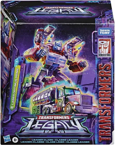 Miniatura 2 de Transformers Toys Generations Legacy Series Leader G2 Universe Laser Optimus Prime - Figura de acción para niños de 8 años en adelante, 7 pulgadas