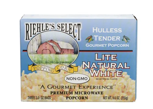 Miniatura 5 de Riehle's Select Popping Corn pochoclos de manteca sin cáscara para microondas, 3 unidades.