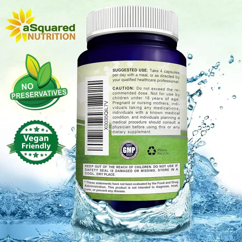 Miniatura 8 de aSquared Nutrition Suplemento de mio-inositol y D-Chiro inositol - 180 cápsulas - Más vitamina D3 y zinc - Proporción de mio y D-Chiro inositol 40 a