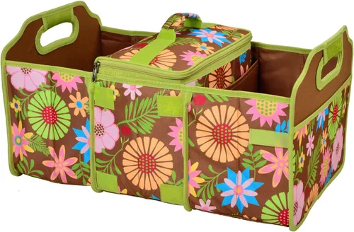Miniatura 9 de Picnic at Ascot Organizador de maletero plegable de 3 secciones, con enfriador extraíble, diseñado y aprobado de calidad en los Estados Unidos Pata