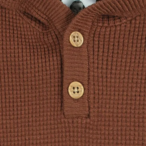 Miniatura 5 de Gerber Conjunto de suéter con capucha y pantalón de punto para bebés y niños pequeños