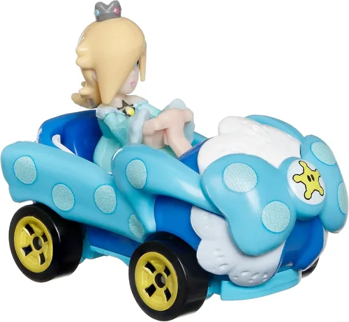 Miniatura 2 de Hot Wheels Mario Kart Rosalina Diecast Car [Reina del Cumpleaños]