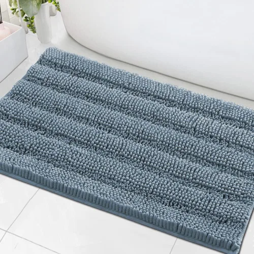 Miniatura 94 de H.VERSAILTEX - Alfombras de baño, juego de 2 piezas, alfombra de contorno para baño, juego de alfombras para inodoro, alfombra antideslizante