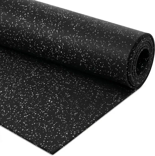 Miniatura 13 de Rollo de piso de goma resistente de 1/4" de espesor de Floor Inc Tapetes de piso de goma reciclada flexibles para gimnasio en casa Tapete