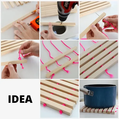 Miniatura 8 de 40 varillas cuadradas de tilo de 12 pulgadas, tacos de madera sin terminar de 1/4 pulgadas x 12 pulgadas para manualidades, varillas de madera