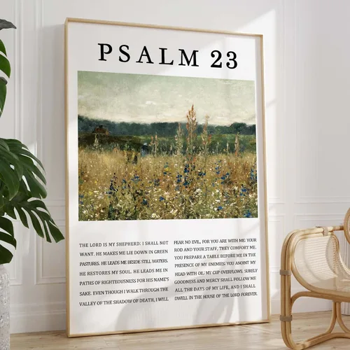 Miniatura 13 de Arte de pared de acuarela de Jesús, pintura en lienzo cristiano, imágenes de las Escrituras, decoración de pared, póster con versículos bíblicos