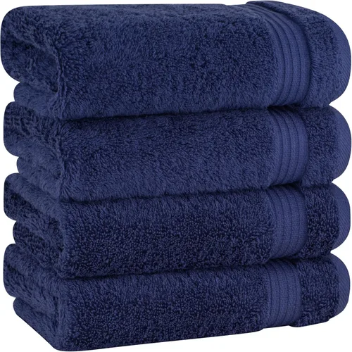 Miniatura 94 de Cotton Paradise - Juego de 4 toallas de mano para baño, 100% algodón turco, toallas suaves y absorbentes para la cara, toallas de mano color gris