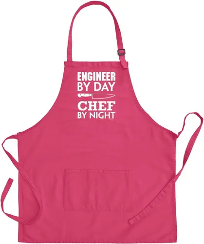 Miniatura 11 de Engineer By Day Chef By Night - Delantal ajustable con dos bolsillos