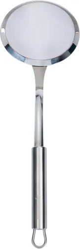 Miniatura 15 de Restaurantware Colador de malla fina de acero inoxidable de 11.5 pulgadas, tamiz estándar alemán con mango ergonómico, apto para lavavajillas