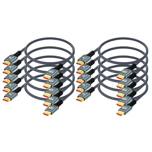 Miniatura 9 de Thsucords Cable HDMI 8K 4K de 1.6 pies, Cable HDMI 2.1 Trenzado de Alta Velocidad de HDMI a HDMI Compatible con 8K@60Hz, 4K@120Hz 144Hz 48Gbps