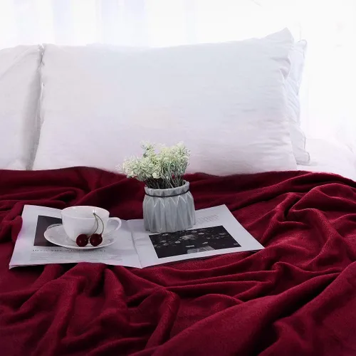 Miniatura 3 de uxcell Manta afelpada, suave, ligera, de microfibra, para cama o sofá