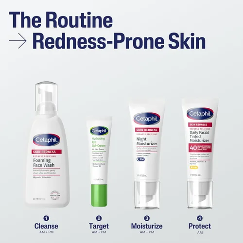 Miniatura 6 de Cetaphil Jabón facial espumoso que alivia el enrojecimiento para pieles sensibles, 8 onzas líquidas, limpia y calma suavemente la piel sensible sin