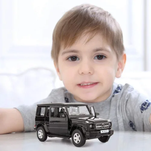 Miniatura 4 de TGRCM-CZ - Modelo de coche a escala 1/36 G63 de fundición, coche de juguete de aleación de zinc G Wagon para niños, coche de juguete de vehículos