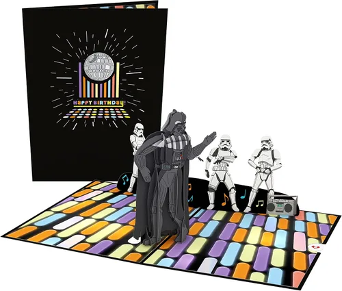 Miniatura 2 de Lovepop Tarjeta desplegable de feliz cumpleaños para ella y él – Tarjetas de felicitación de cumpleaños 3D de Star Wars para niños, niñas, hombres