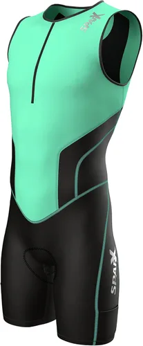 Miniatura 19 de Traje de triatlón Sparx X para hombre, para ciclismo, natación y atletismo Gris