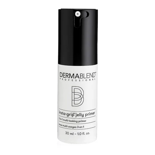 Dermablend Insta-Grip Jelly Primer, maquillaje facial, pre-base facial sin silicona para piel seca, minimización de poros con duración de 24 horas,