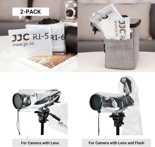 Miniatura 10 de JJC 2 tipos de cámaras réflex réflex para cámara réflex digital Canon Nikon Fujifilm Sony Olympus Panasonic Pentax Sigma con lente y flash PE