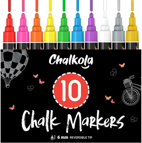 Miniatura 3 de Juego de 36 pinturas de acuarela + 10 marcadores de tiza neón