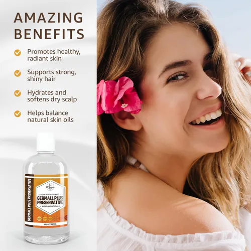 Miniatura 4 de GERMALL PLUS Líquido conservador (32 onzas) sin parabenos; sin formaldehído; soluble en agua y aceite Adecuado para hacer jabón, lociones