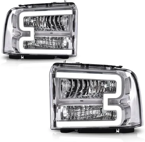 Miniatura 16 de PIT66 Tira de luces LED DRL y luces de estacionamiento de esquina Compatible con Ford Expedition 1997-2002/Se ajusta a Ford F150 1998-2003/Se ajusta