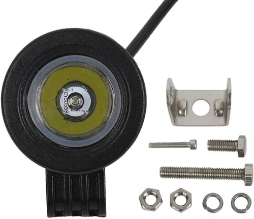Miniatura 5 de 2 unids 10 W mini motocicleta niebla conducción luces LED Spot Beam POD trabajo lámpara auxiliar Offroad camión Dirt Bike 12V 24V (10W)