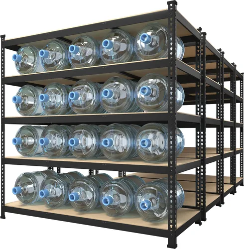 Miniatura 16 de Prilinex Estantes de almacenamiento resistentes de 48 pulgadas de ancho x 18 pulgadas de profundidad x 72 pulgadas de alto, estantería de metal