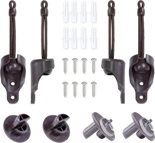 Miniatura 9 de Kit de repuesto universal para sombrilla, kit de salto elástico, correa para parasol, resistente a la intemperie, compatible con persianas
