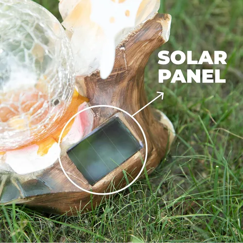 Miniatura 5 de Luz solar de jardín de hadas con globo de cristal agrietado LED que cambia